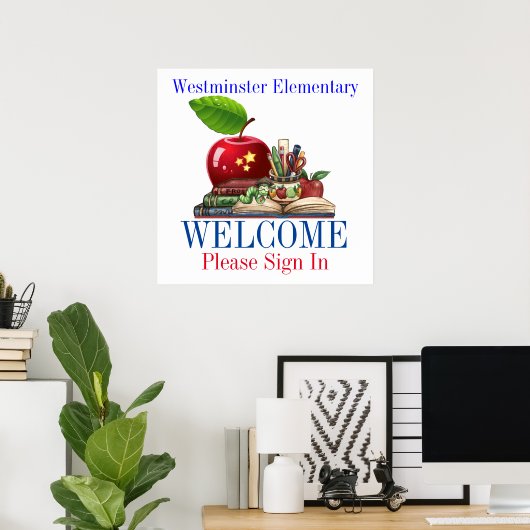 学校歓迎 – SRF ポスター (ホームオフィス)