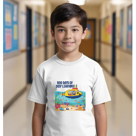 学校深い日100学名 Tシャツ