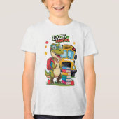 学校準備万端 – ダイノエディション トライブレンドTシャツ (正面)