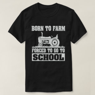 学校生まれのトラクターに行かざるを得ない農場へ Tシャツ