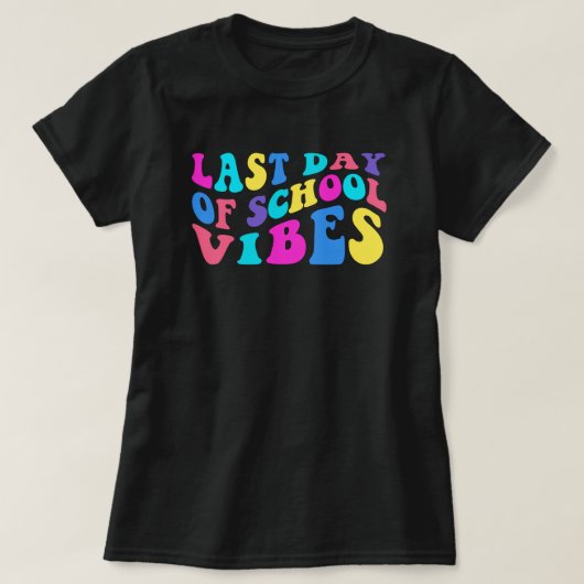 学校生活の最終日 Tシャツ (デザイン正面)