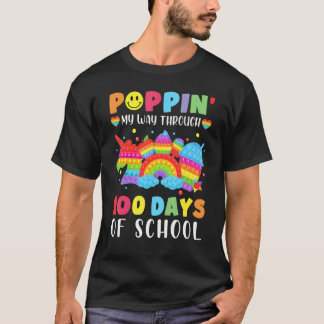 学校生活も100日 お茶でポッピンスタイル Tシャツ