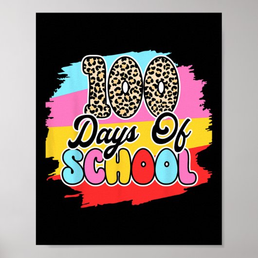 学校生活100日間 100日賢くなる 学校生活100日目 ポスター (正面)