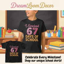 学校生活67日目を乗り切ったよ ドーナツ キッズTシャツ