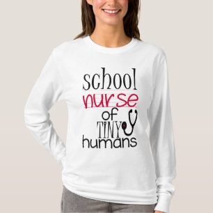 学校用ナース長袖シャツ Tシャツ