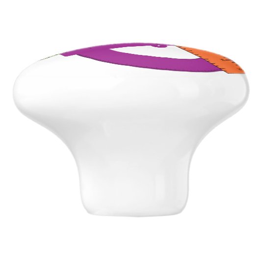 学校用品キャビネットのノブ セラミックノブ (側面)