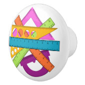 学校用品キャビネットのノブ セラミックノブ (右)