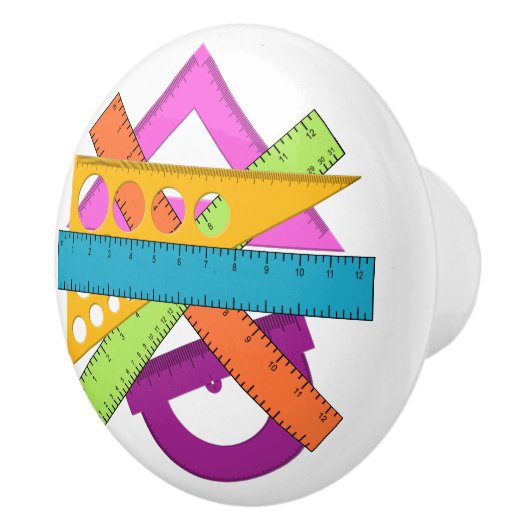 学校用品キャビネットのノブ セラミックノブ (右)