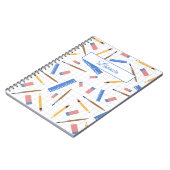 学校用品パターンノートブック ノートブック (左側)