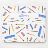 学校用品パターンマウスパッド マウスパッド (正面)