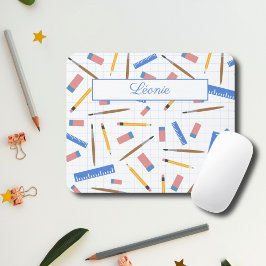 学校用品パターンマウスパッド マウスパッド