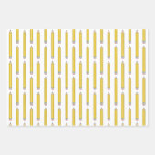 学校用品パーティーギフトラップ ラッピングペーパーシート (正面)