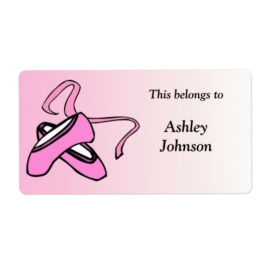 学校用品ラベル ラベル (正面)