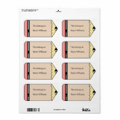 学校用品ラベル ラベル (フルシート)