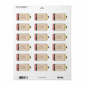 学校用品ラベル ラベル (フルシート)