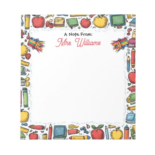 学校用品先生 ノートパッド (正面)