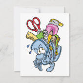 学校用品招待状 招待状 (正面)