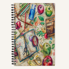 学校用品5.5インチx 8.5インチスパイラルノートブック ノートブック