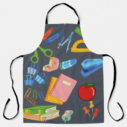 学校用品 エプロン (正面)