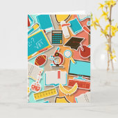 学校用設備アイコン カード (黄色い花)