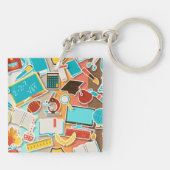 学校用設備アイコン キーホルダー (裏面)