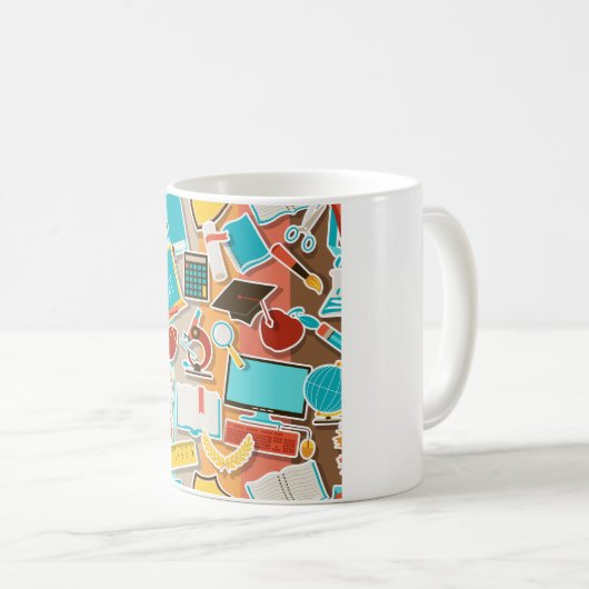 学校用設備アイコン コーヒーマグカップ (正面右)