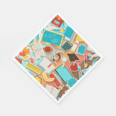 学校用設備アイコン スタンダードランチョンナプキン (角)