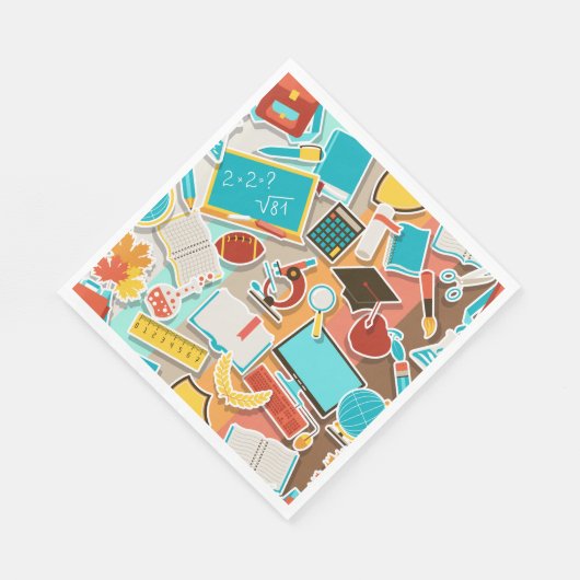 学校用設備アイコン スタンダードランチョンナプキン (角)