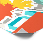 学校用設備アイコン ポスター (角)