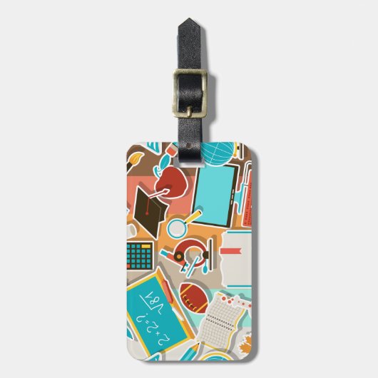 学校用設備アイコン ラゲッジタグ (正面縦)