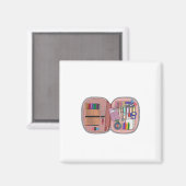 学校用鉛筆ケース マグネット (正面/裏面)