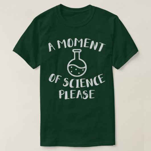 学校科学先生 おもしろい Tシャツ (デザイン正面)