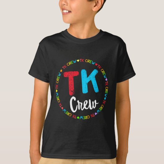 学校移行幼稚園チームTkクルー Tシャツ (正面)
