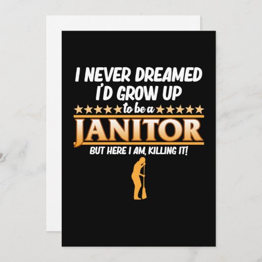 学校管理人管理人謝恩師 サンキューカード (正面/裏面)