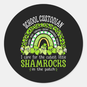学校管理学St patricks dayシャーロック学校 ラウンドシール