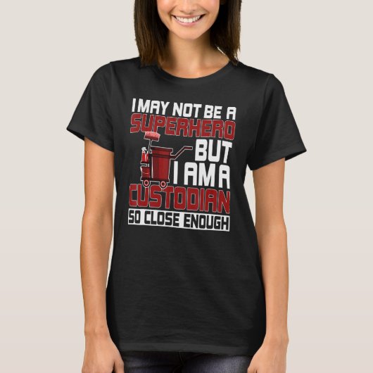 学校管理清掃係 Tシャツ (正面)