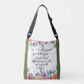 学校素晴らしのスピーチセラピスト感謝していSLPを贈る クロスボディバッグ (正面)