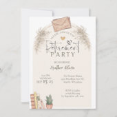 学校素朴先生退職パーティー写真 招待状 (正面)