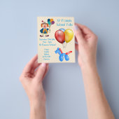 学校給料又は児童フェスティバル広告 チラシ (手)