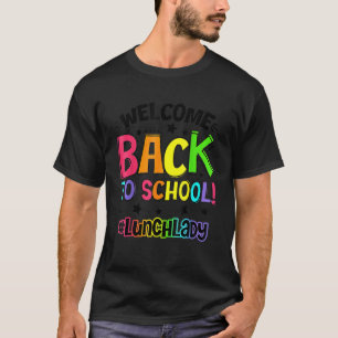 学校給食に戻よう ランチレディの食堂 Tシャツ