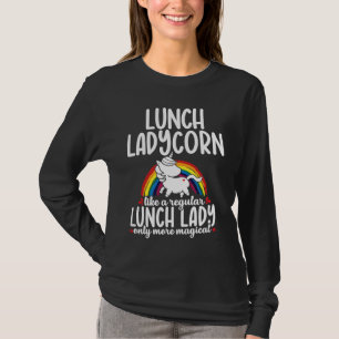 学校給食のおばちゃん 給食室 クルー 労働者 ユニ Tシャツ