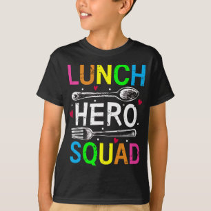 学校給食の英雄スクワッドカフェテリアの労働者ボーイ Tシャツ