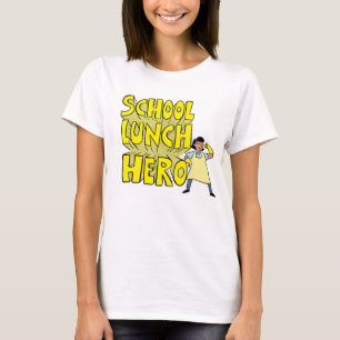 学校給食の英雄Tシャツ Tシャツ