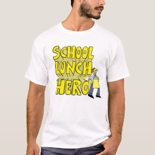 学校給食の英雄Tシャツ Tシャツ