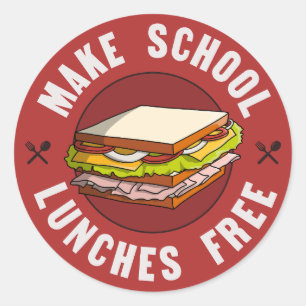 学校給食を無料にする – Fund Public Education ラウンドシール