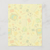 学校給食パターンのポストイットノート (裏面)