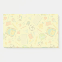 学校給食パターンのポストイットノート ポストイット