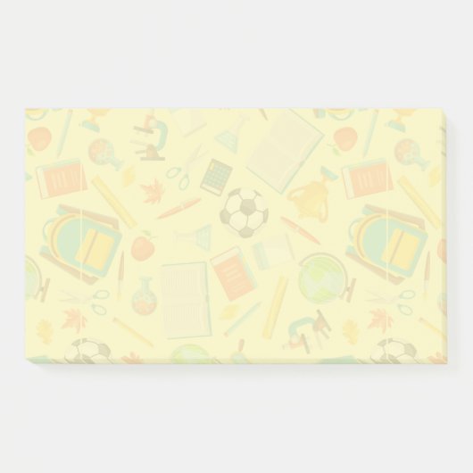 学校給食パターンのポストイットノート ポストイット (正面)