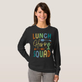 学校給食ヒーロースクワッドカフェテリアの労働者 Tシャツ (正面フル)