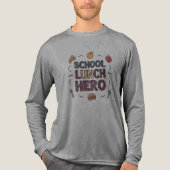 学校給食ヒーロー トライブレンドTシャツ (正面)